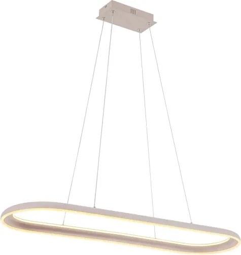 LED csillár kábelen CASHMERE LED/80W/230V 30x100 cm bézs