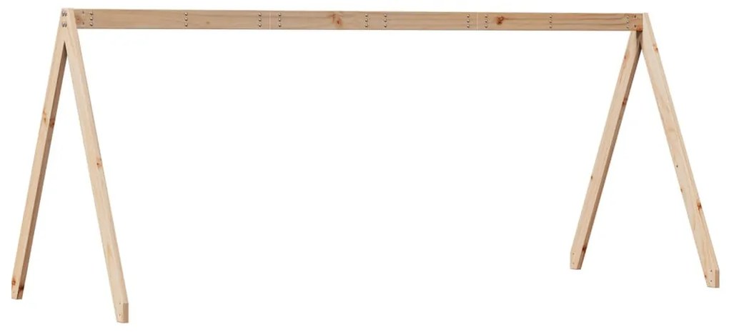 tömör fenyőfa gyerekágytető 199 x 80,5 x 88 cm