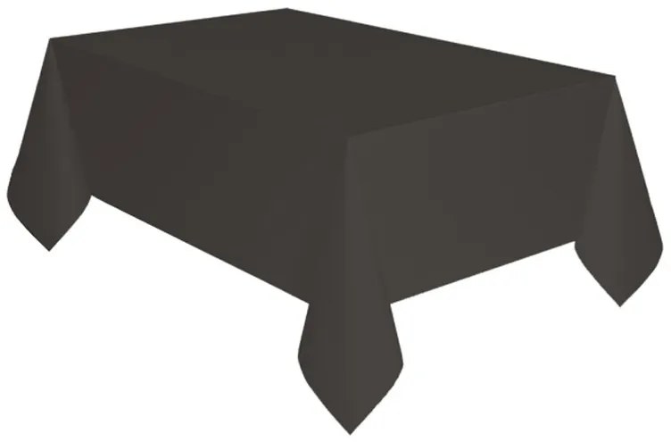 Black, Fekete papír asztalterítő 137x274 cm