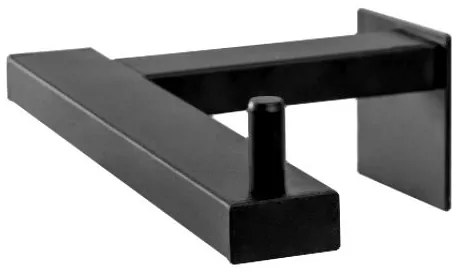 Falra szerelhető wc papír tartó Black Mat 392599