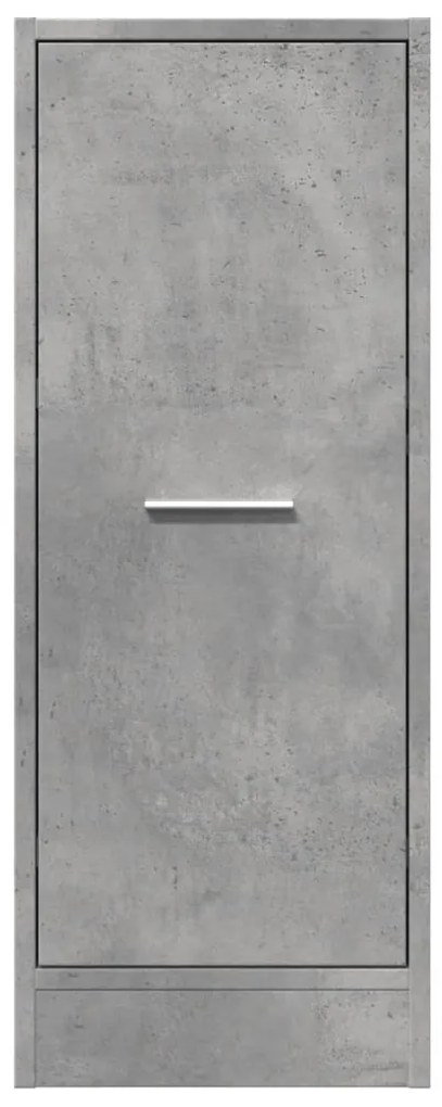 betonszürke szerelt fa patikaszekrény 30 x 41 x 77,5 cm
