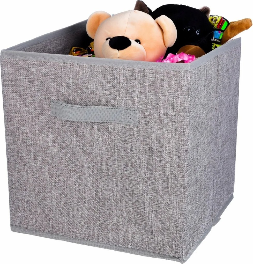 Textil tárolódoboz, 30 x 30 x 30 cm