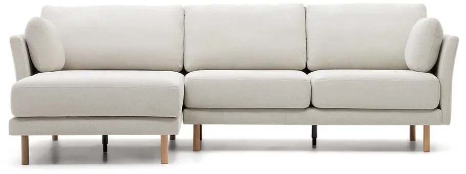 Krémszínű sarokkanapé Gilma – Kave Home