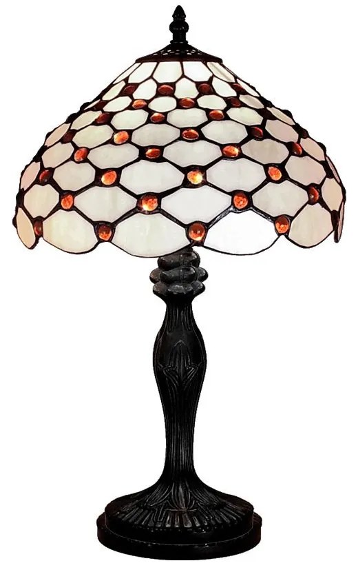 Prezent TIFFANY VII. 53 Asztali lámpa 1x60W/E27 IP20