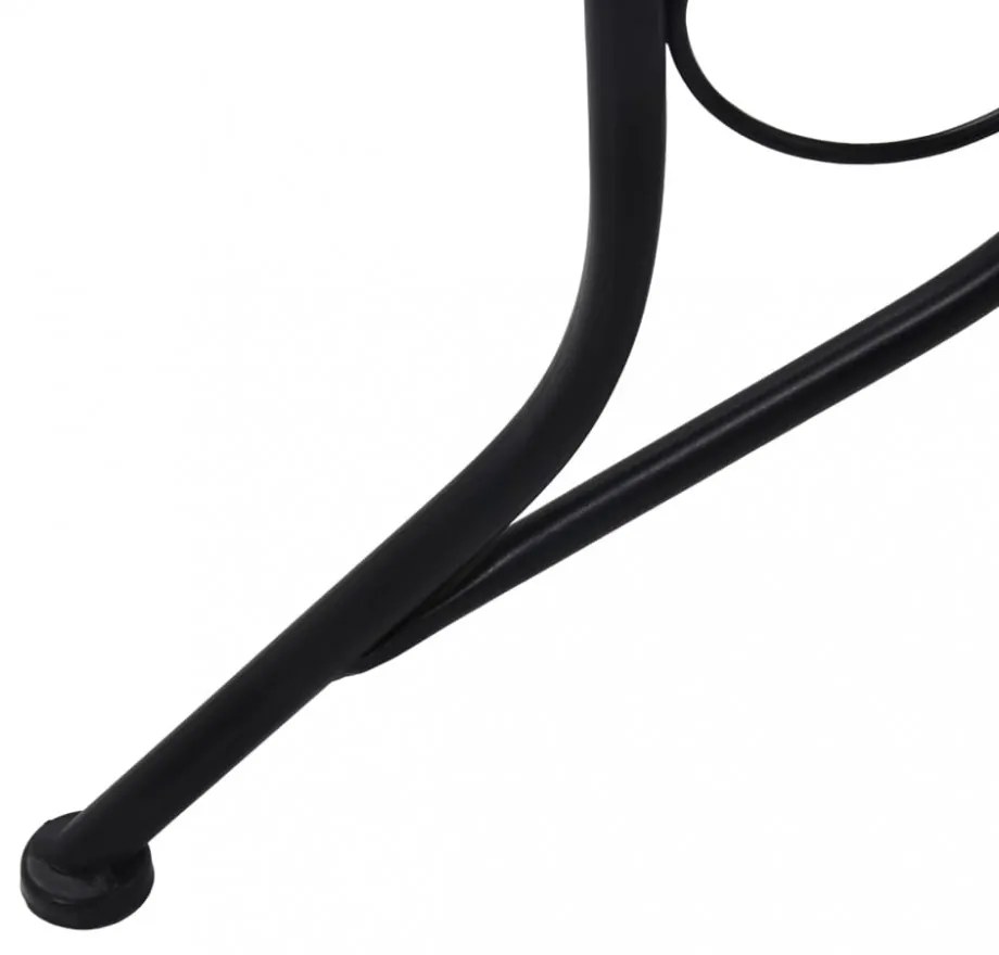 szürke kerámia mozaikos bisztróasztal 60 cm