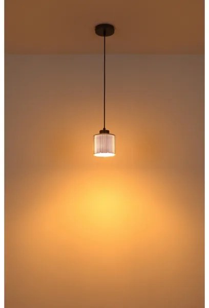 Globo 16056H - Csillár zsinóron FELICIA 1xE27/60W/230V átm. 14 cm