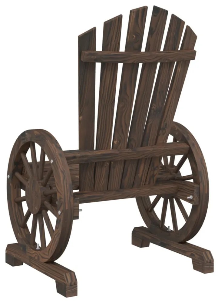 tömör fenyőfa kerti Adirondack szék