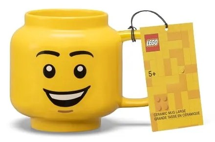 Sárga kerámia gyerek bögre 530 ml Head – LEGO®