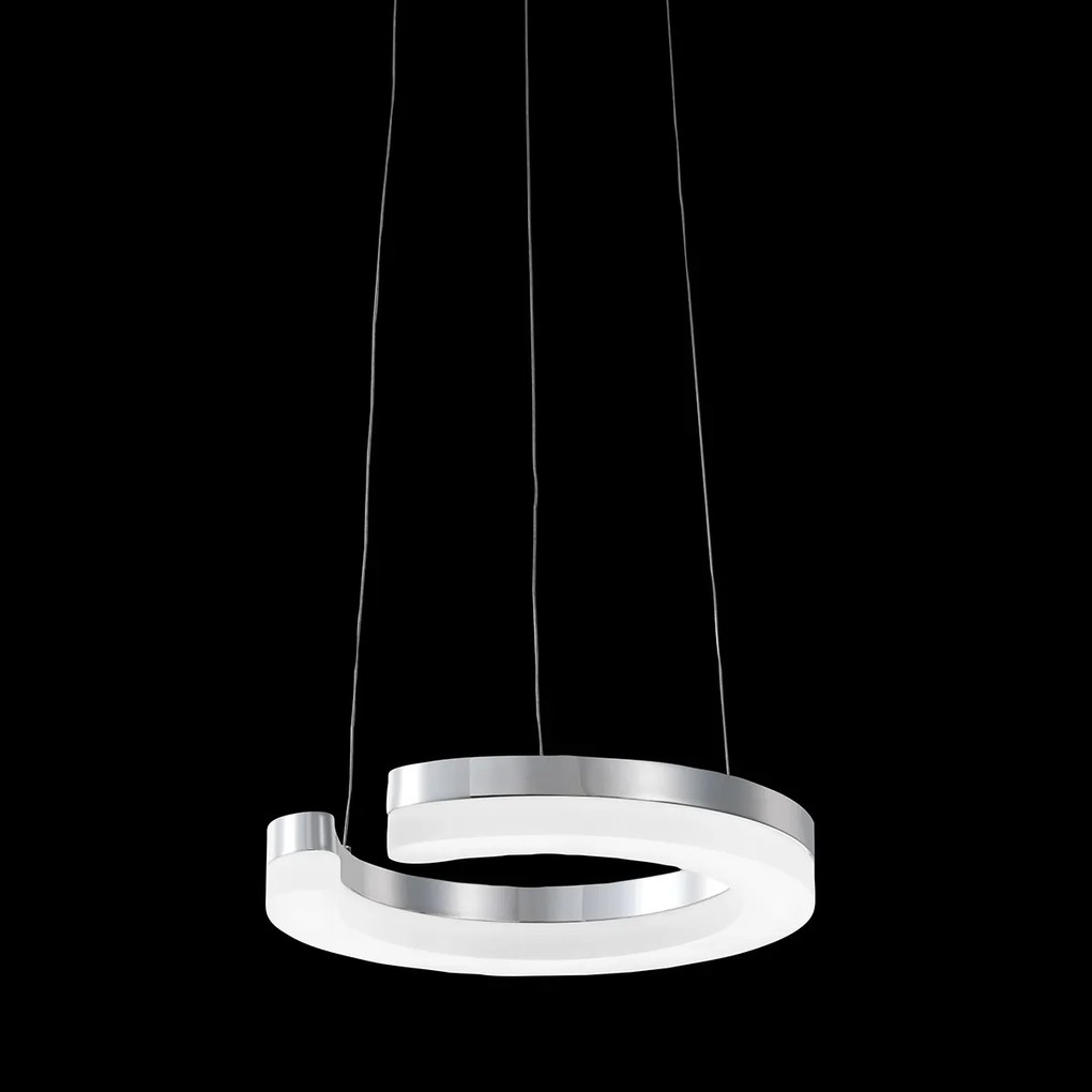 Italux Modern LED függeszték Blunder Króm ITXMD1202214-1A