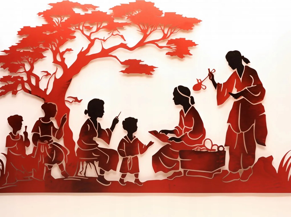 Poszter 65x50cm Tanulás az erdei klímában