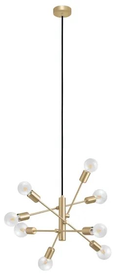 Eglo 99811 - Csillár zsinóron GRADOLI 8xE27/40W/230V