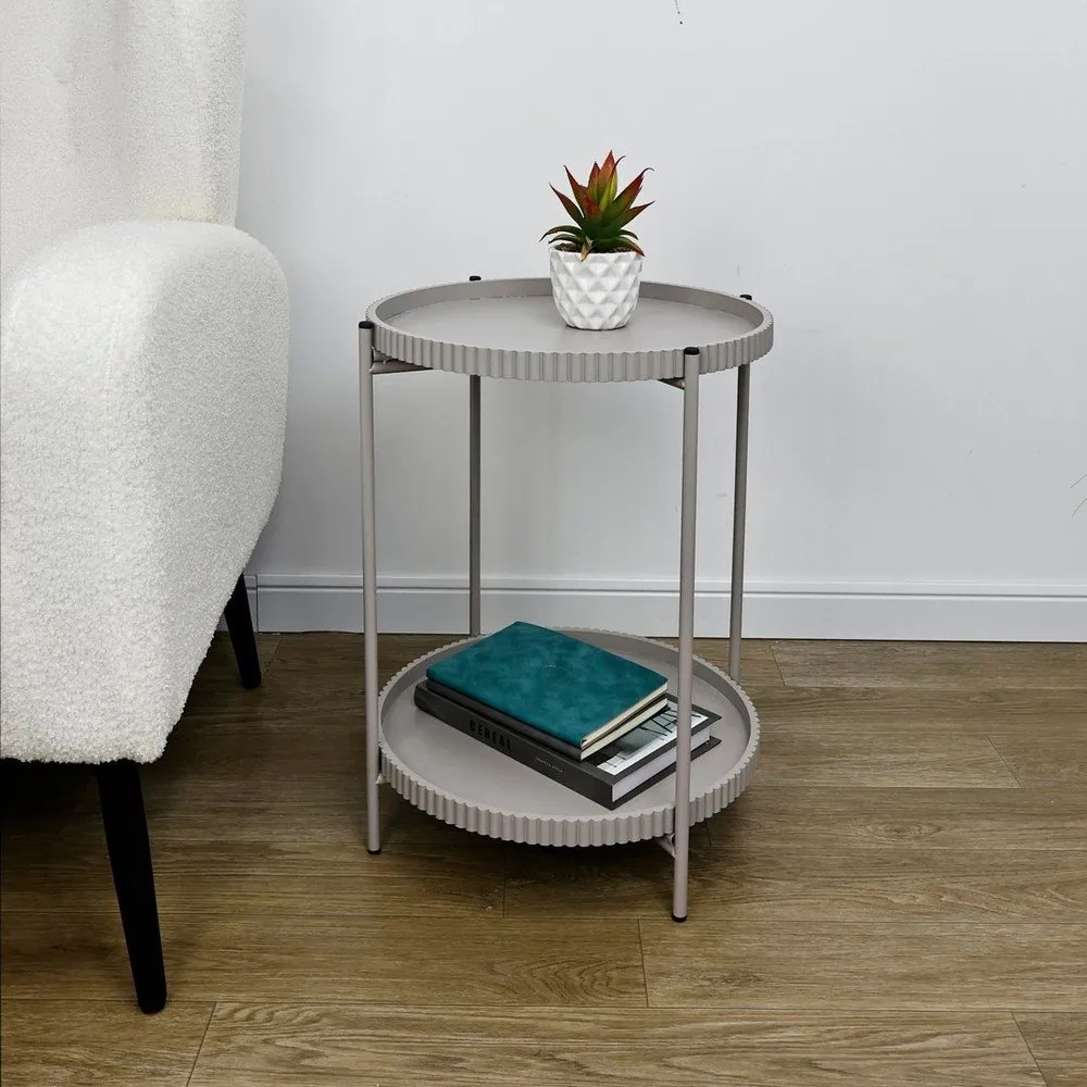 Fém kerek tárolóasztal ø 42 cm Herdys – Yes Everyday