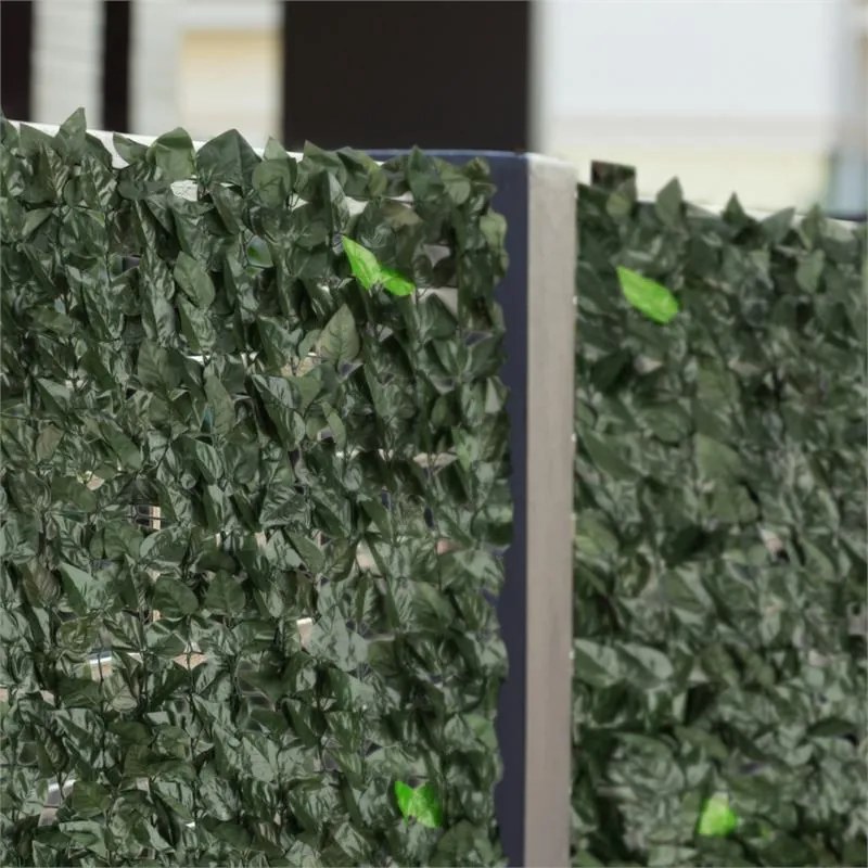 Fency Dark Leaf, sötétzöld, mix, kerítés, védelmet nyújt a kíváncsi tekintetekkel és a széllel szemben, 300 x 150 cm