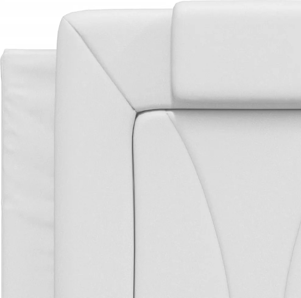 fehér műbőr fejtámla párna Viana 120 cm