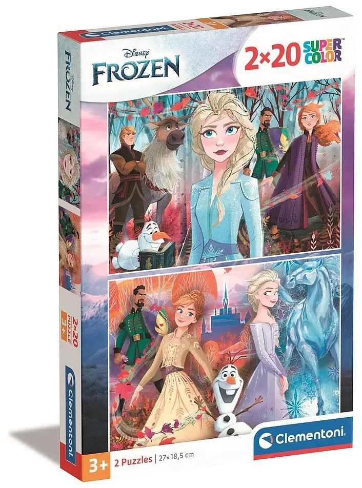 Disney Jégvarázs Echoes 2x20 db-os puzzle Clementoni