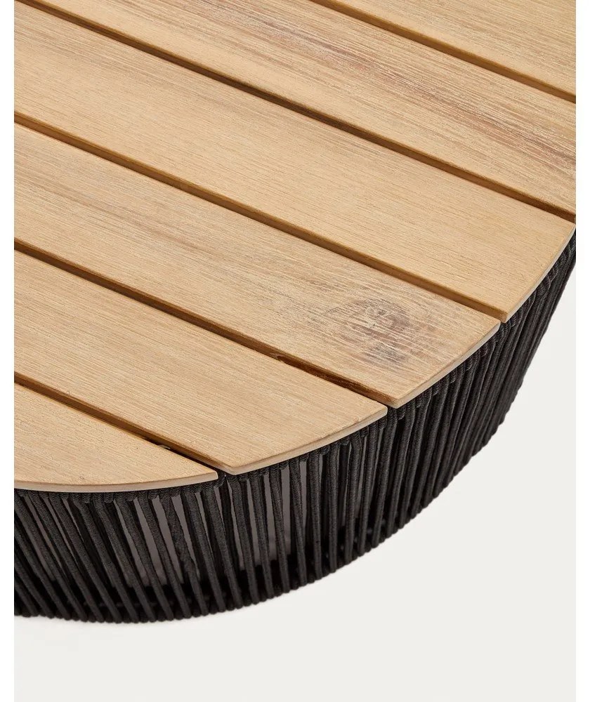 Kerek kerti dohányzóasztal akácfa asztallappal ø 70 cm Dandara – Kave Home