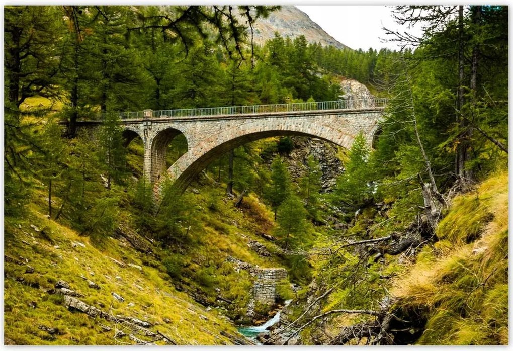 Poszterek 185x125 Híd Tájkép