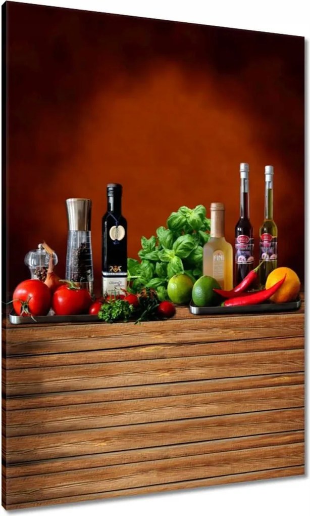 Vászonkép 70x100 Fűszerek a konyhába