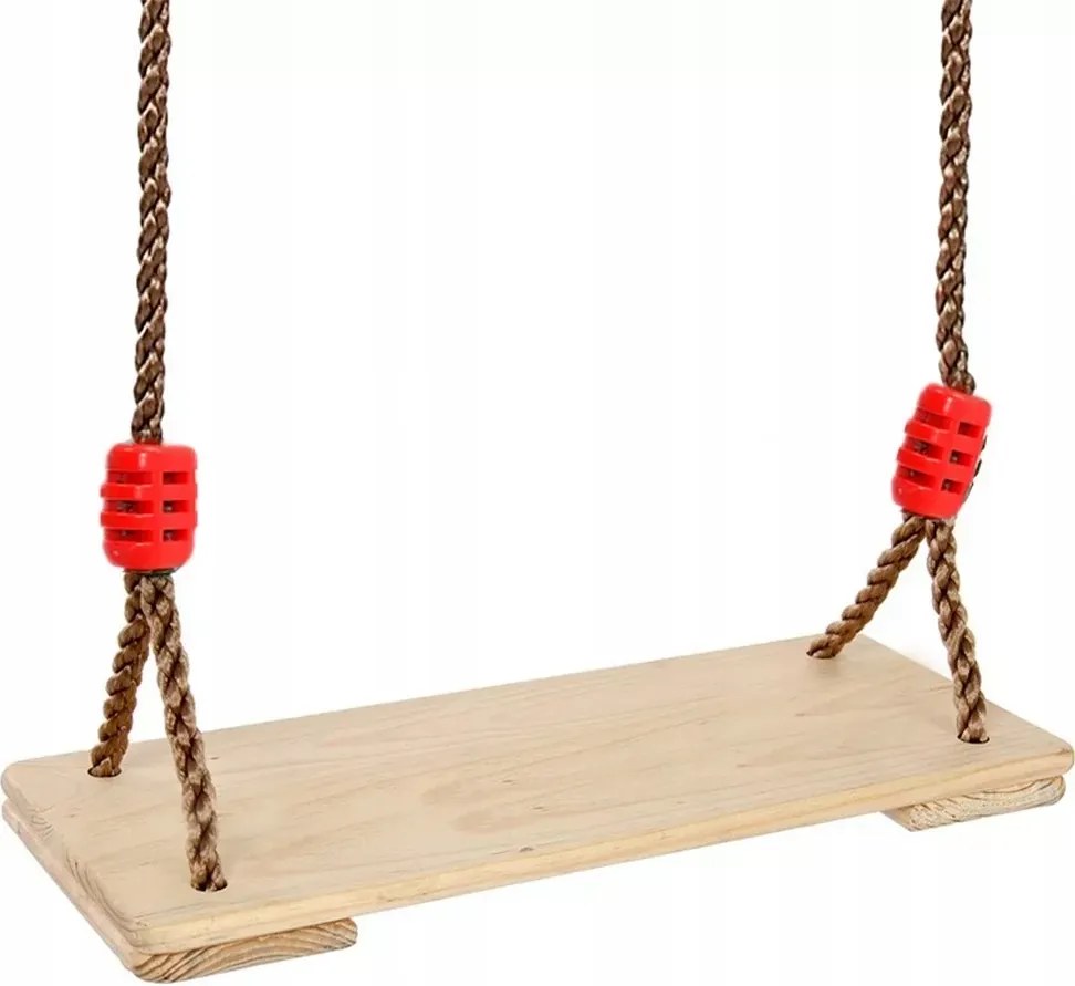 Fa Hinta Gyerekeknek Állítható Deszka Hinta 45x19x1.6 cm