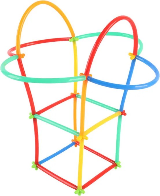 Kreatív építőpálca készlet 1200 db