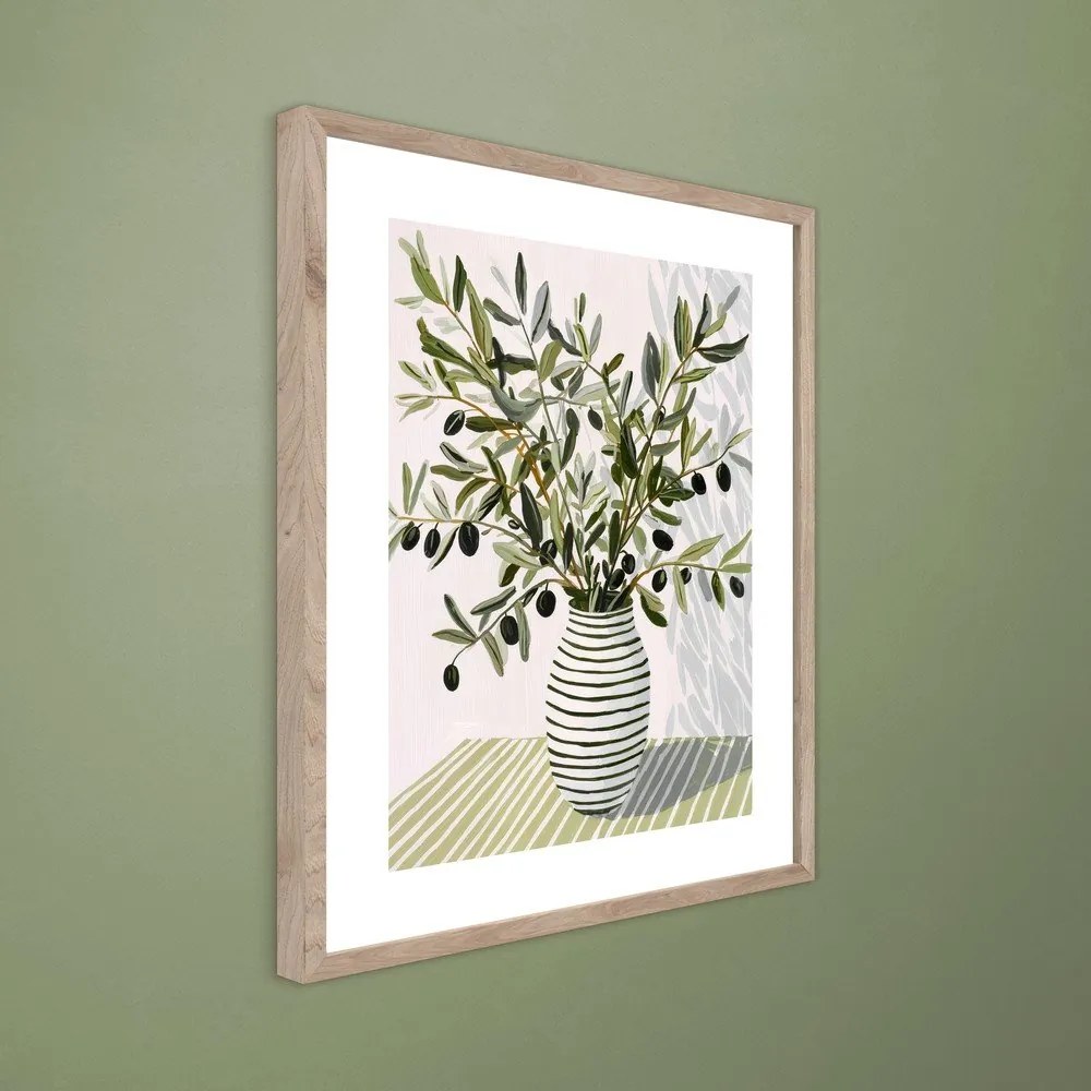 Nyomtatott keretezett kép 40x50 cm Olive Bunch II – Styler