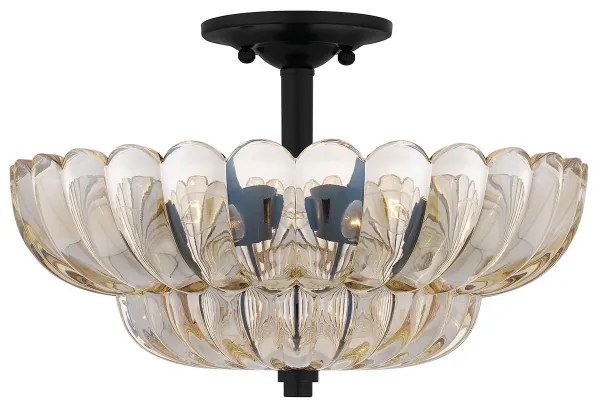 Quoizel QZ-WHITECAP-SF-M - Mennyezeti lámpa WHITECAP 4xE14/40W/230V átm. 39,5 cm