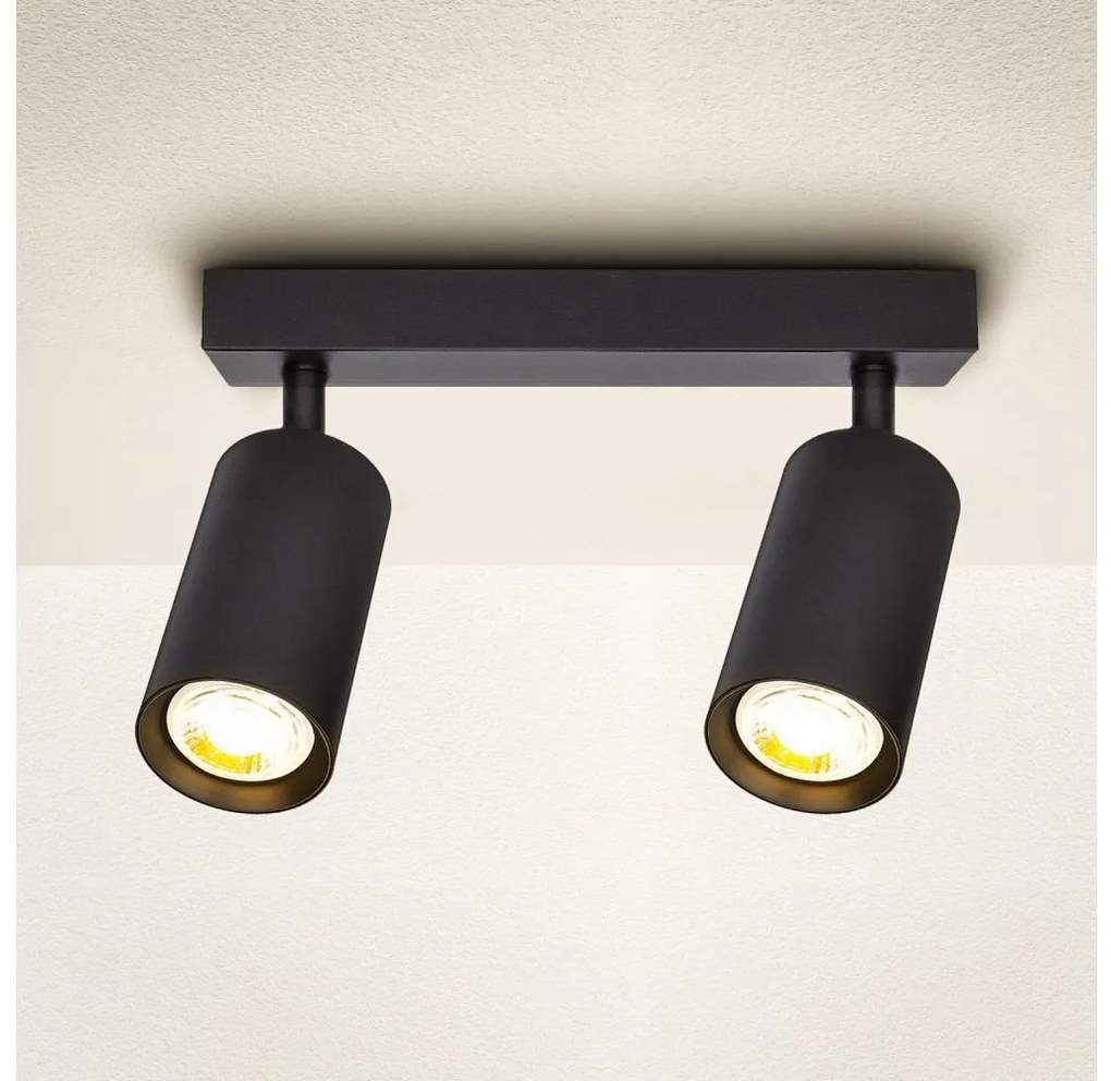 Brilagi - Spotlámpa SELE 2xGU10/30W/230V fekete