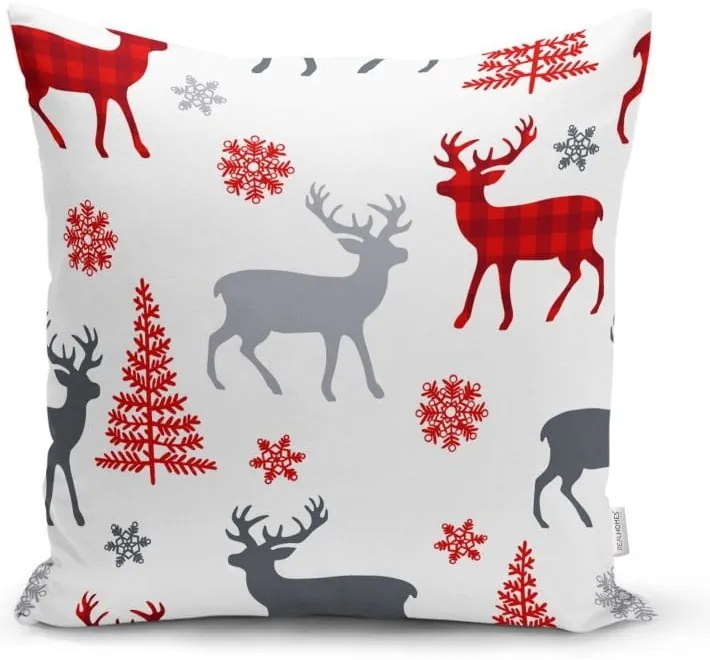 Christmas Ornamets 4 db karácsonyi párnahuzat és asztali futó szett - Minimalist Cushion Covers