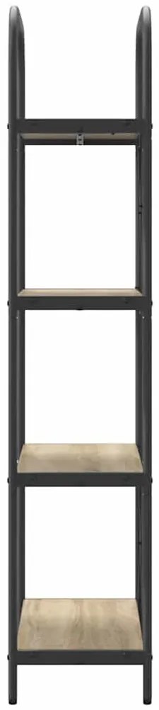 Könyvespolc sonoma tölgy 60 x 30 x 146 cm Faanyag