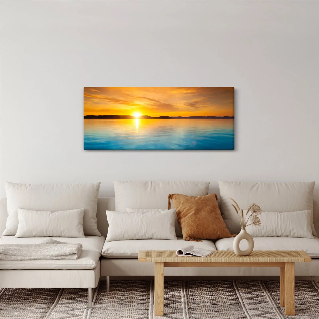 Napkelte képe (120x50 cm)