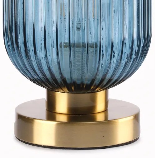 ONLI - Asztali lámpa DOROTY 1xE27/22W/230V kék/arany