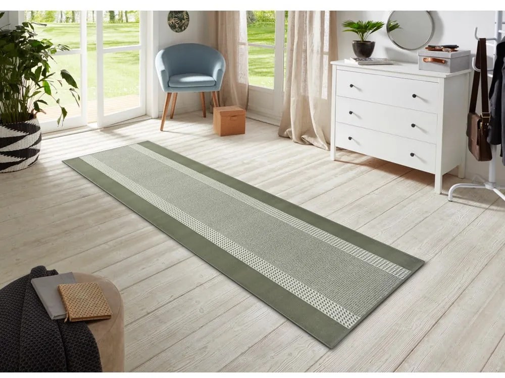 Zöld futószőnyeg 80x200 cm Band – Hanse Home