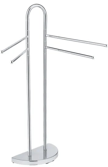 WENKO 16610100 - COSENZA törölközőtartó állvány 33 x 93,5 cm, fényes króm