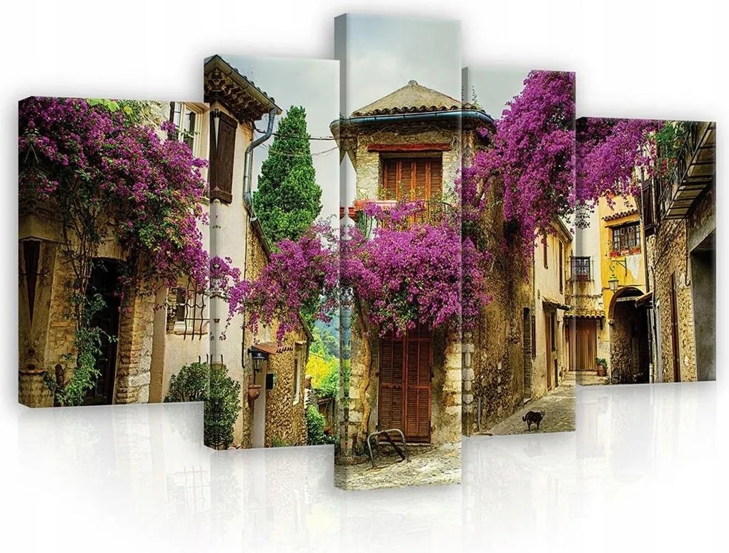 Vászonkép falikép város utca 170x100