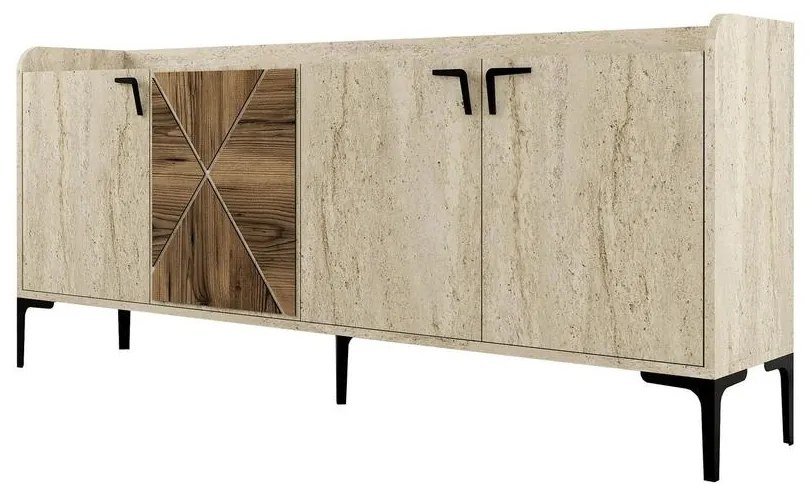 Konzolasztal Venedik - Diós, Travertine