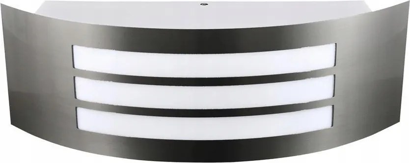 Kültéri homlokzati fali lámpa Sitom E27 IP44 inox Goldlux