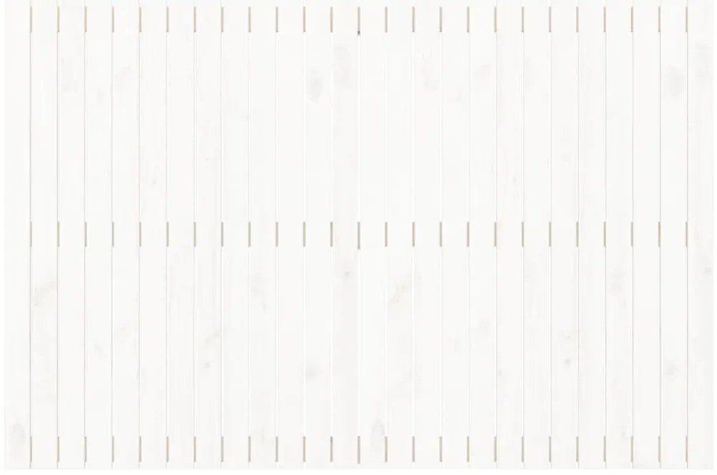 fehér tömör fenyőfa fali fejtámla 166 x 3 x 110 cm