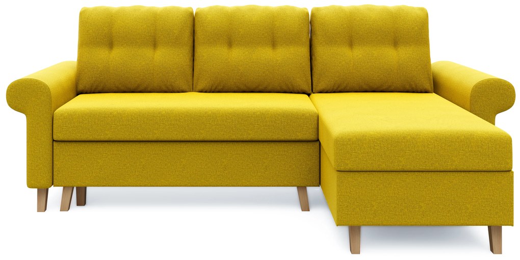 Függöny (2 db.) 140x250 cm Elssa (fehér + sárga) *Kiárusítás. 1042522