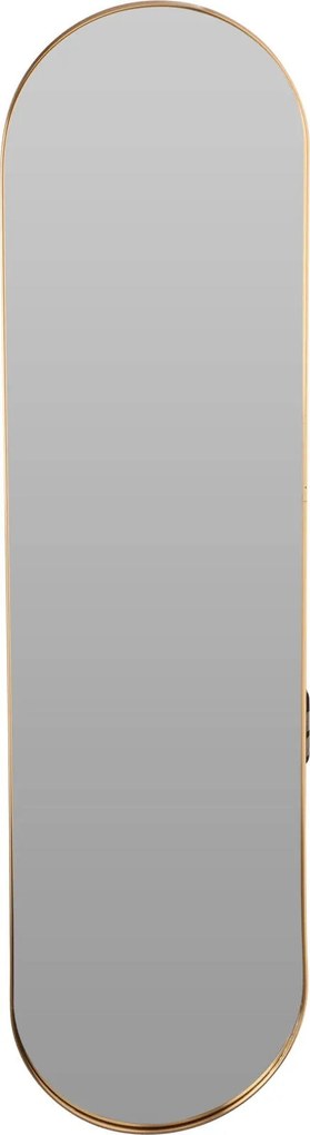 Függő Tükör Ovális Arany Keretben Nagy Fali Stílusos Hosszú 115X30 CM