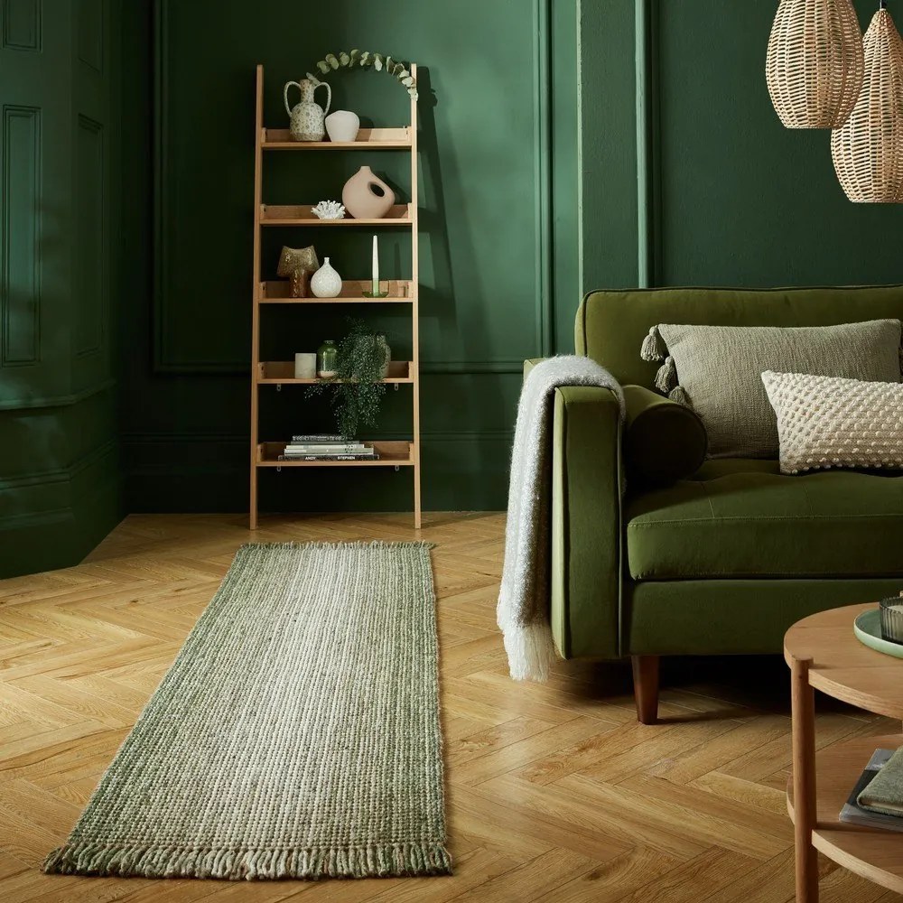 Zöld futószőnyeg 60x230 cm – Flair Rugs