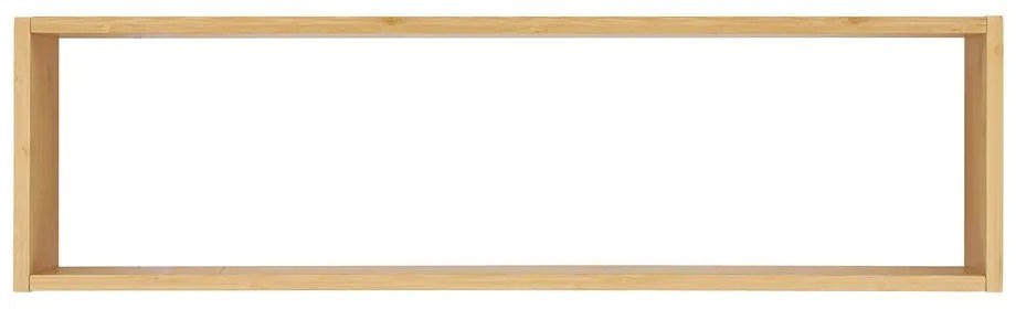 Natúr színű többszintes bambusz fali polc 70 cm Ember – House Nordic