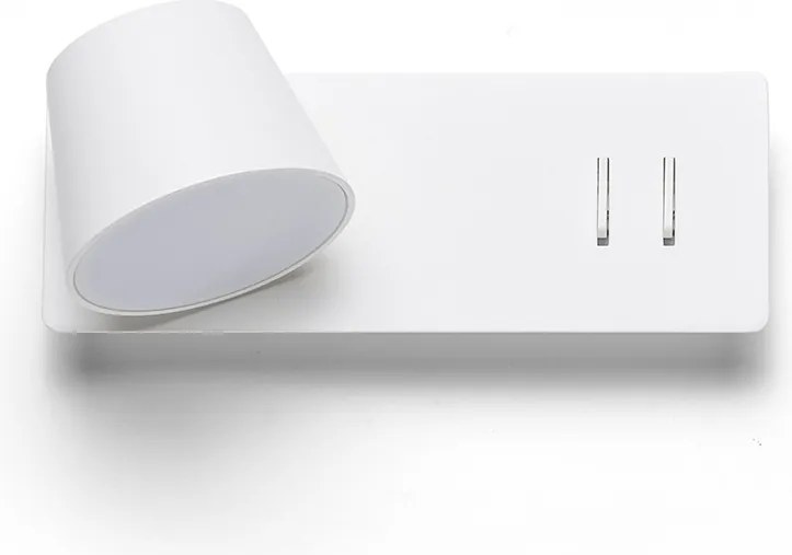 RENDL AMADEUS nástěnná s podsvícením bílá 230V LED 4+6W 3000K