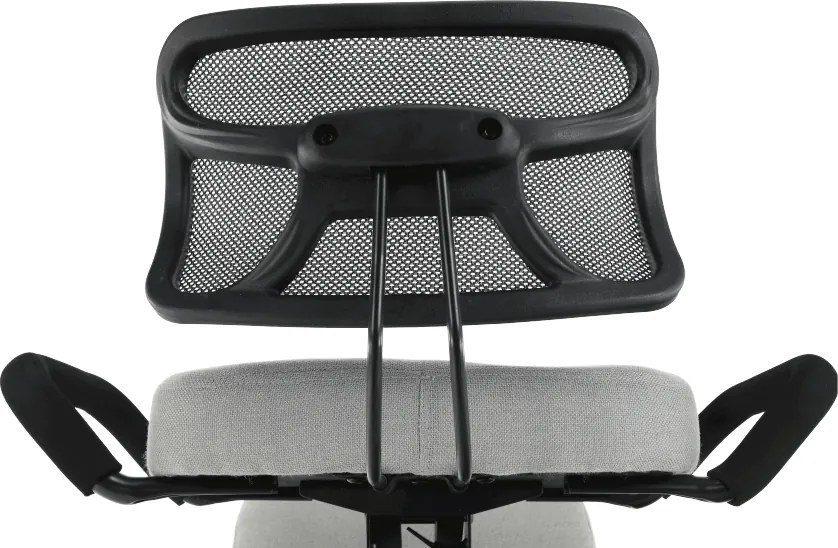 Ergonómikus térdeplőülés, szürkésbarna Taupe/fekete, RUFUS