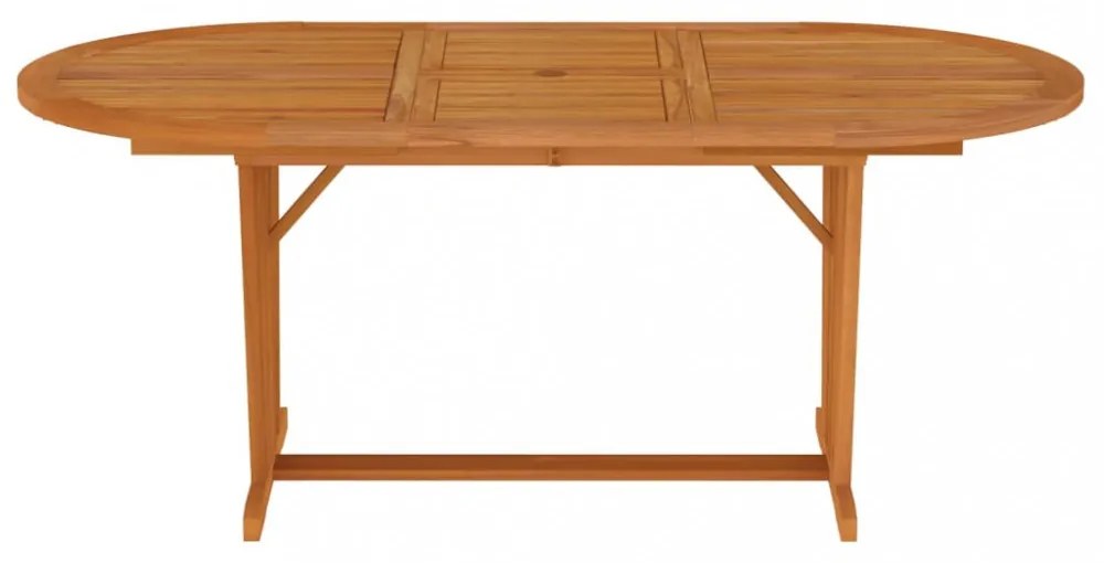 tömör eukaliptuszfa kerti asztal 200 x 100 x 75 cm