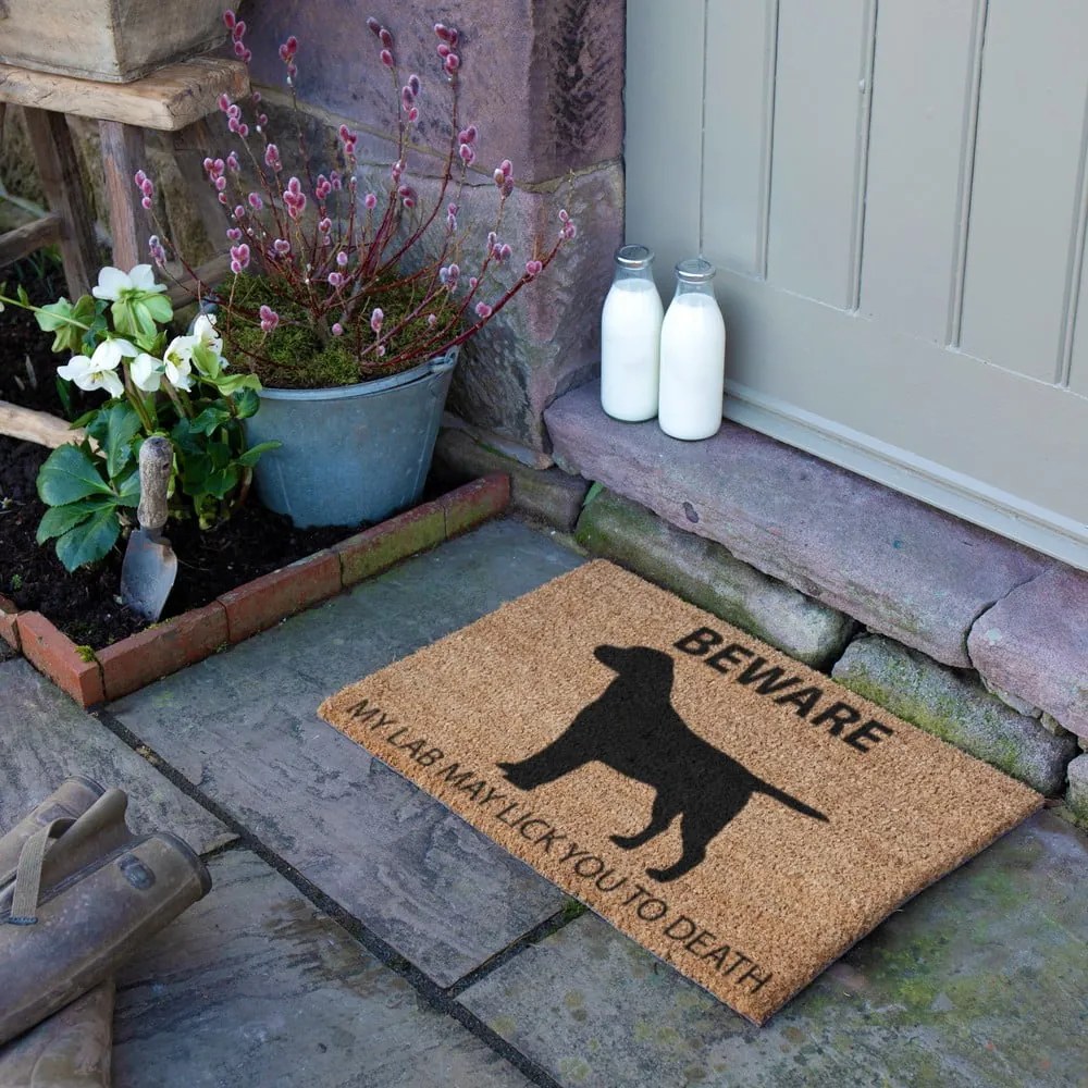 Kókuszrost lábtörlő 40x60 cm Labrador – Artsy Doormats