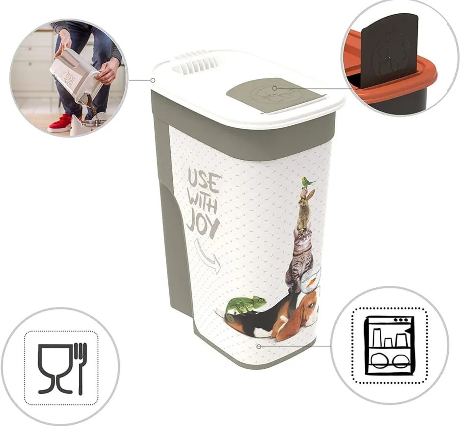 Eledeltartó doboz 4.1 l Flo – Rotho