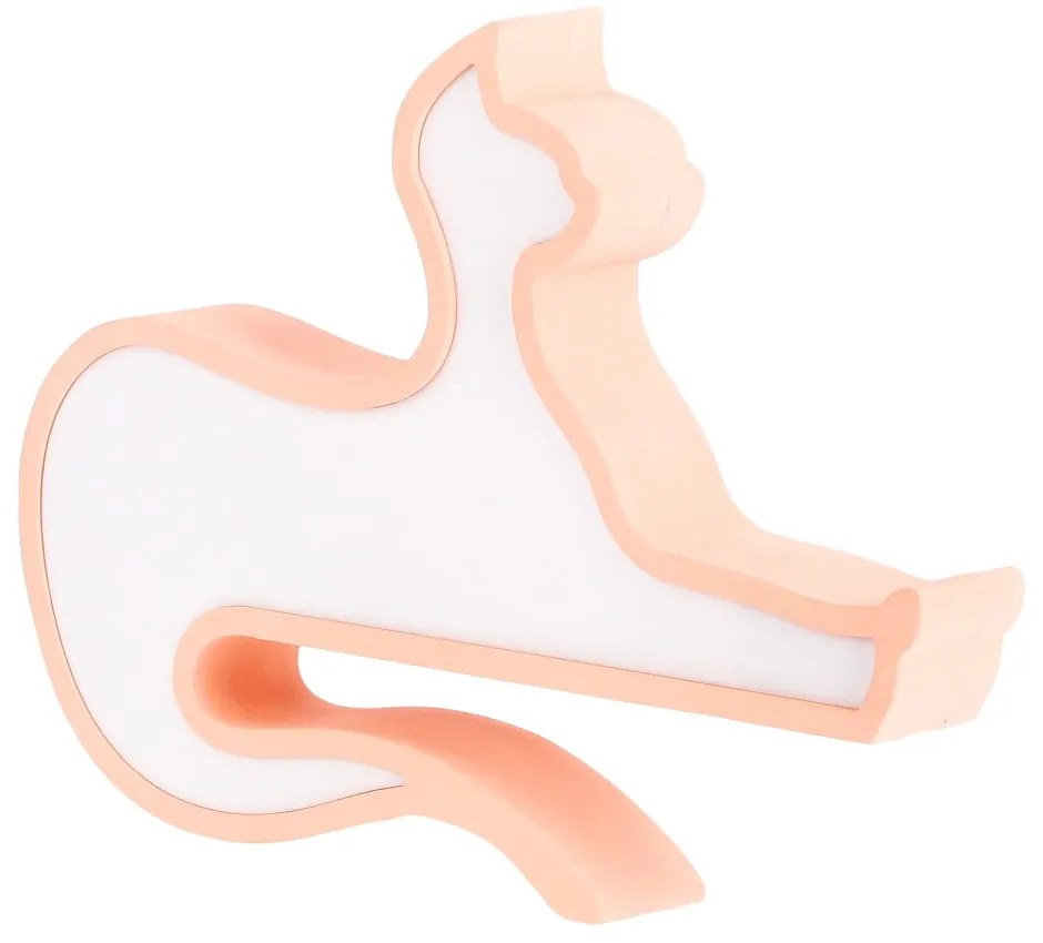 Rózsaszín gyerek éjjelilámpa Cat – Candellux Lighting