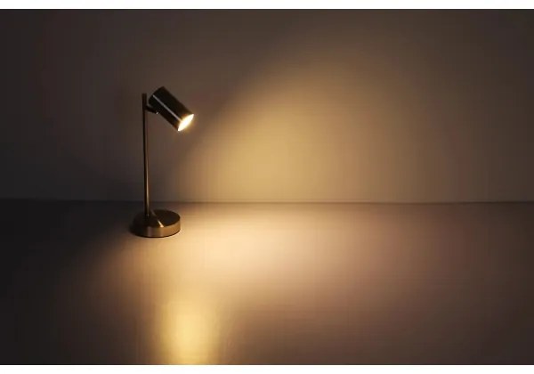 Globo 57910T - Asztali lámpa ROBBY 1xGU10/5W/230V matt króm