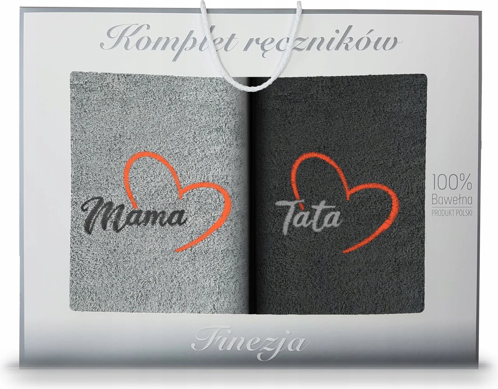 Fürdőtörölköző Garnitúra Anyák Napjára És Apák Napjára Szett Hímzéssel Koney