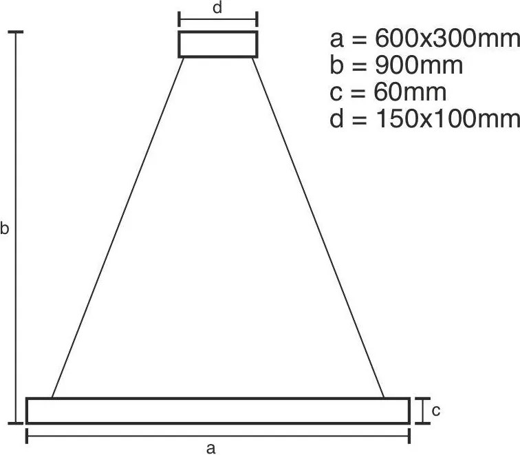 NEDES J4324-B Modern Led Függesztett Lámpa IP20